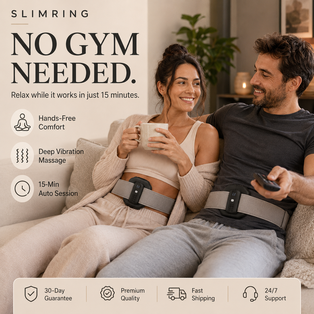 SlimRing — Flat Belly Vibration Massager