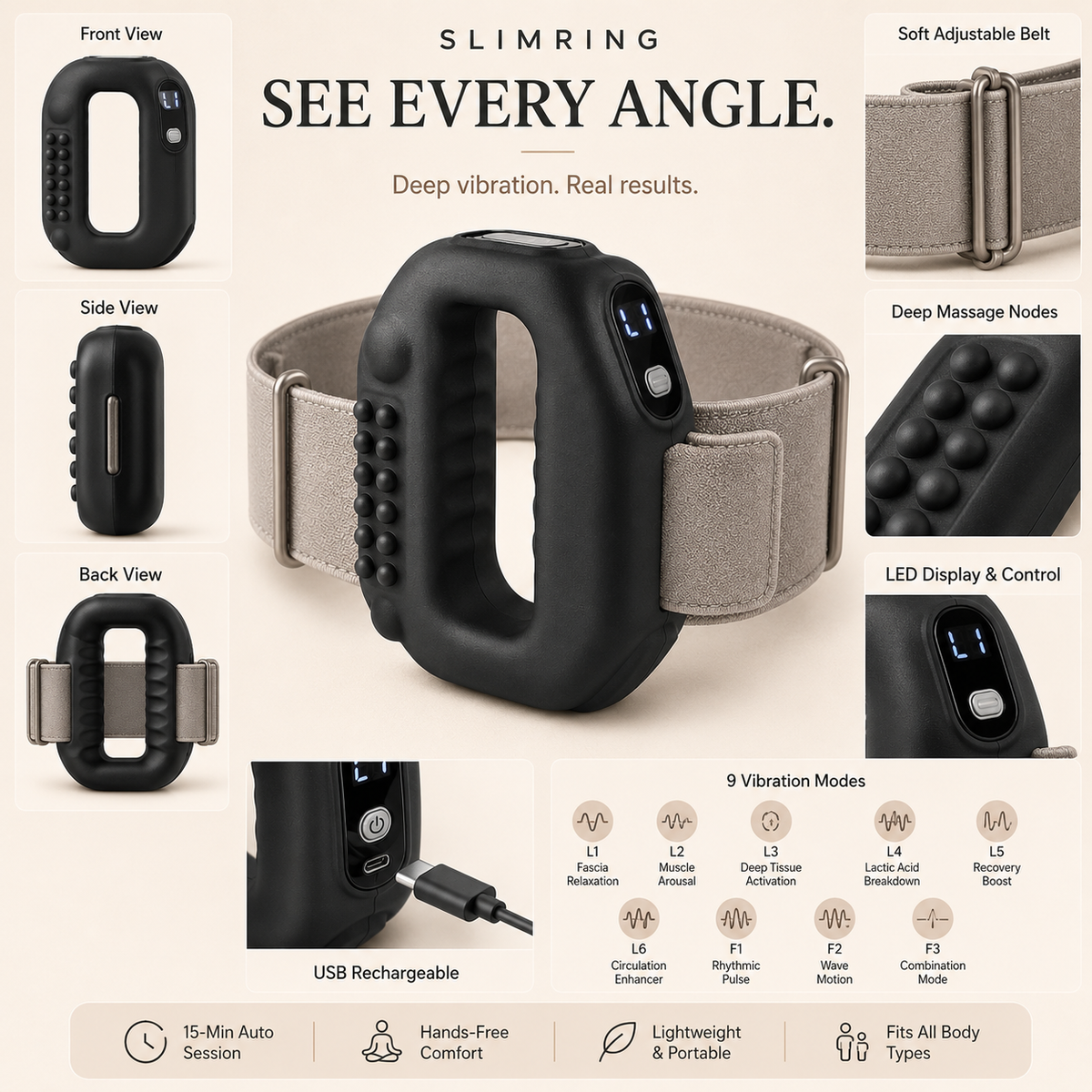 SlimRing — Flat Belly Vibration Massager
