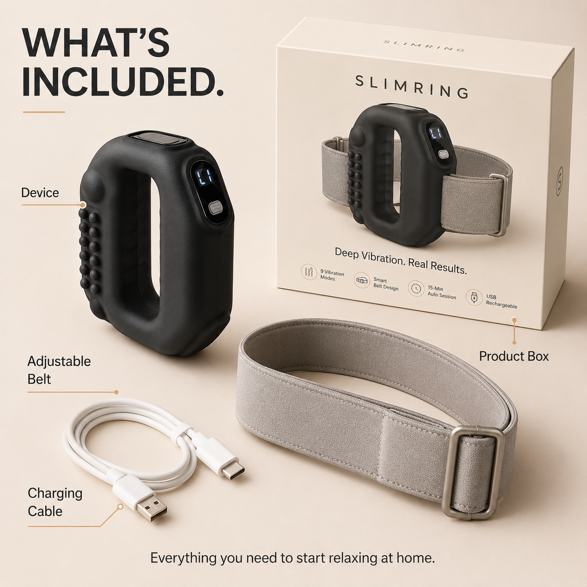 SlimRing — Flat Belly Vibration Massager